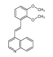 4-[2-(2,3-dimethoxyphenyl)ethenyl]quinoline CAS:2859-54-3 manufacturer & supplier