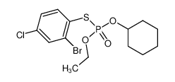 Thiophosphoric acid S-(2-bromo-4-chloro-phenyl) ester O-cyclohexyl ester O'-ethyl ester CAS:28593-54-6 manufacturer & supplier