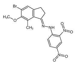 5-Brom-6-methoxy-7-methylindan-1-on-2,4-dinitrophenylhydrazon CAS:28596-69-2 manufacturer & supplier