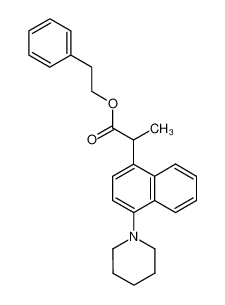 2-(4-Piperidin-1-yl-naphthalen-1-yl)-propionic acid phenethyl ester CAS:28597-90-2 manufacturer & supplier