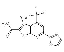 1-[3-amino-6-thiophen-2-yl-4-(trifluoromethyl)thieno[2,3-b]pyridin-2-yl]ethanone CAS:285980-95-2 manufacturer & supplier