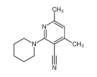 4,6-dimethyl-2-(piperidin-1-yl)pyridine-3-carbonitrile CAS:285985-90-2 manufacturer & supplier