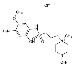 1-[3-(2-hydroxy-4-amino-5-methoxyphenylsulphamoyl)propyl]-1,4-dimethylpiperazin-1-ium chloride CAS:285993-74-0 manufacturer & supplier