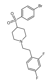 N-(2,4-difluorophenethyl) 4-(4-bromophenylsulfonyl)piperidine CAS:285995-02-0 manufacturer & supplier