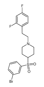 4-(3-Bromophenylsulphonyl)-1-[2-(2,4-difluorophenyl)ethyl]piperidine CAS:285995-09-7 manufacturer & supplier