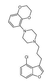 1-[1,4-Benzodioxan-5-yl]-4-[3-(4-chlorobenzofuran-3-yl)-1-propyl]piperazine CAS:285999-72-6 manufacturer & supplier