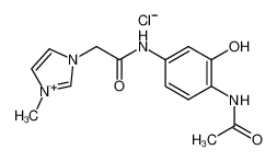 3-[(3-Hydroxy-4-acetylaminophenylcarbamoyl)methyl]-1-methyl-3H-imidazol-1-ium chloride CAS:286008-07-9 manufacturer & supplier