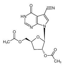 5-cyano-7-(3-deoxy-2,5-di-O-acetyl-β-D-ribofuranosyl)pyrrolo[2,3-d]pyrimidin-4-one CAS:286015-16-5 manufacturer & supplier