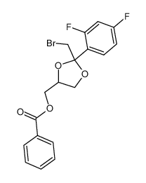 cis- and trans-(2-(Bromomethyl)-2-(2,4-difluorophenyl)-1,3-dioxolan-4-yl)methyl benzoate CAS:286017-61-6 manufacturer & supplier