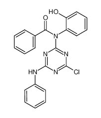 N-(4-anilino-6-chloro-[1,3,5]triazin-2-yl)-N-(2-hydroxy-phenyl)-benzamide CAS:28609-92-9 manufacturer & supplier