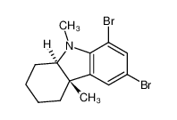 (4aS,9aR)-6,8-Dibromo-4a,9-dimethyl-2,3,4,4a,9,9a-hexahydro-1H-carbazole CAS:28619-40-1 manufacturer & supplier