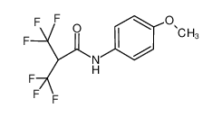 3,3,3-trifluoro-N-(4-methoxyphenyl)-2-(trifluoromethyl)propanamide (en)Propanamide, 3,3,3-trifluoro-N-(4-methoxyphenyl)-2-(trifluoromethyl)- (en) CAS:286367-07-5 manufacturer & supplier