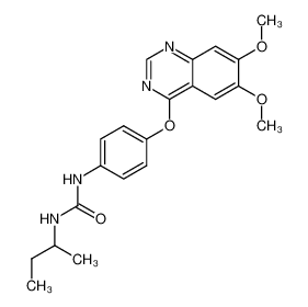 N-(sec-Butyl)-N'-{4-[(6,7-dimethoxy-4-quinazolinyl)oxy]phenyl}urea CAS:286370-19-2 manufacturer & supplier