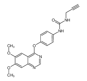 N-{4-[(6,7-Dimethoxy-4-quinazolinyl)-oxy]phenyl}-N'-(2-propynyl)urea CAS:286370-21-6 manufacturer & supplier