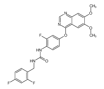 N-(2,4-Difluorobenzyl)-N'-{4-[(6,7-dimethoxy-4-quinazolinyl)oxy]-2-fluorophenyl}urea CAS:286370-44-3 manufacturer & supplier