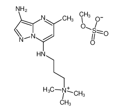 [3-(3-amino-5-methylpyrazolo[1,5-a]pyrimidin-7-ylamino)propyl]trimethylammonium methyl sulphate CAS:286374-07-0 manufacturer & supplier