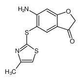 6-Amino-5-(4-methyl-thiazol-2-ylsulfanyl)-benzofuran-3-one CAS:286377-52-4 manufacturer & supplier