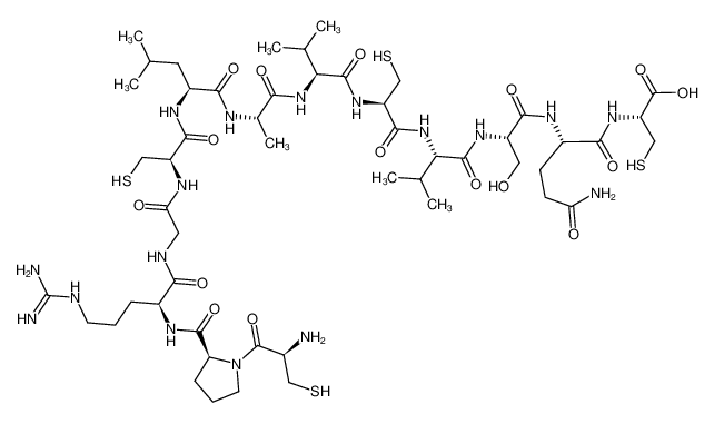 L-cysteinyl-L-prolyl-L-arginylglycyl-L-cysteinyl-L-leucyl-L-alanyl-L-valyl-L-cysteinyl-L-valyl-L-seryl-L-glutaminyl-L-cysteine CAS:286378-31-2 manufacturer & supplier