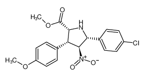 rel-methyl (2R,3R,4S,5R)-5-(4-chlorophenyl)-3-(4-methoxyphenyl)-4-nitropyrrolidine-2-carboxylate CAS:286392-33-4 manufacturer & supplier