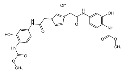 1,3-bis[(3-hydroxy-4-methoxycarbonylaminophenylcarbamoyl)methyl]-3H-imidazol-1-ium chloride CAS:286403-66-5 manufacturer & supplier