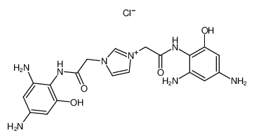 1,3-bis[(2-hydroxy-4,6-diaminophenylcarbamoyl)methyl]-3H-imidazol-1-ium chloride CAS:286403-83-6 manufacturer & supplier