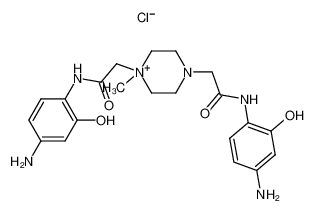 1,4-bis[(2-hydroxy-4-aminophenylcarbamoyl)methyl]-1-methylpiperazin-1-ium chloride CAS:286403-94-9 manufacturer & supplier