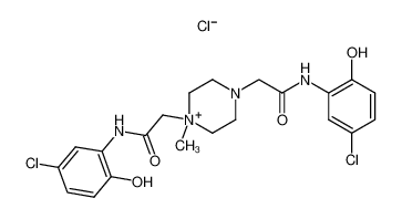 1,4-bis[(2-hydroxy-5-chlorophenylcarbamoyl)methyl]-1-methylpiperazin-1-ium chloride CAS:286403-99-4 manufacturer & supplier