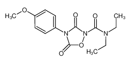 N,N-diethyl-4-(4-methoxyphenyl)-3,5-dioxo-1,2,4-oxadiazolidine-2-carboxamide CAS:286415-10-9 manufacturer & supplier