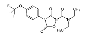 N,N-diethyl-3,5-dioxo-4-(4-(trifluoromethoxy)phenyl)-1,2,4-oxadiazolidine-2-carboxamide CAS:286415-21-2 manufacturer & supplier