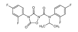 N,4-bis(2,4-difluorophenyl)-N-isopropyl-3,5-dioxo-1,2,4-oxadiazolidine-2-carboxamide CAS:286415-31-4 manufacturer & supplier