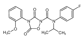 N-(4-fluorophenyl)-N-isopropyl-4-(2-methoxyphenyl)-3,5-dioxo-1,2,4-oxadiazolidine-2-carboxamide CAS:286415-39-2 manufacturer & supplier