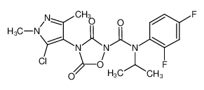 4-(5-chloro-1,3-dimethyl-1H-pyrazol-4-yl)-N-(2,4-difluorophenyl)-N-isopropyl-3,5-dioxo-1,2,4-oxadiazolidine-2-carboxamide CAS:286416-04-4 manufacturer & supplier