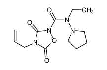 4-allyl-N-ethyl-3,5-dioxo-N-(pyrrolidin-1-yl)-1,2,4-oxadiazolidine-2-carboxamide CAS:286416-58-8 manufacturer & supplier