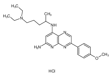 8-N-[5-(diethylamino)pentan-2-yl]-3-(4-methoxyphenyl)pyrido[2,3-b]pyrazine-6,8-diamine,hydrochloride CAS:28642-80-0 manufacturer & supplier