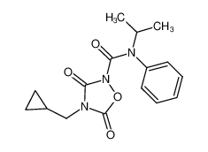 4-(cyclopropylmethyl)-N-isopropyl-3,5-dioxo-N-phenyl-1,2,4-oxadiazolidine-2-carboxamide CAS:286421-03-2 manufacturer & supplier