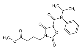 methyl 4-(2-(isopropyl(phenyl)carbamoyl)-3,5-dioxo-1,2,4-oxadiazolidin-4-yl)butanoate CAS:286421-07-6 manufacturer & supplier