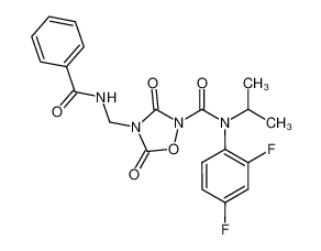 4-(benzamidomethyl)-N-(2,4-difluorophenyl)-N-isopropyl-3,5-dioxo-1,2,4-oxadiazolidine-2-carboxamide CAS:286421-52-1 manufacturer & supplier