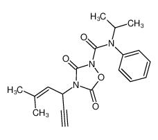 N-isopropyl-4-(5-methylhex-4-en-1-yn-3-yl)-3,5-dioxo-N-phenyl-1,2,4-oxadiazolidine-2-carboxamide CAS:286421-85-0 manufacturer & supplier