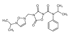 N-isopropyl-4-((5-isopropyl-1,2,5-oxadiazol-2(5H)-yl)methyl)-3,5-dioxo-N-phenyl-1,2,4-oxadiazolidine-2-carboxamide CAS:286422-98-8 manufacturer & supplier