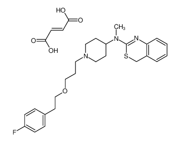 N-Methyl-N-[1-[3-[2-(4-fluorophenyl)ethoxy]propyl]-4-piperidyl]-4H-3,1-benzothiazin-2-amine Hydrogen Fumarate CAS:286440-34-4 manufacturer & supplier