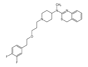 N-Methyl-N-[1-[3-[2-(3,4-difluorophenyl)ethoxy]propyl]-4-piperidyl]-4H-3,1-benzothiazin-2-amine CAS:286440-48-0 manufacturer & supplier