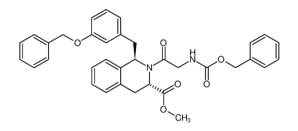 methyl Z-glycyl-(1R,3S)-1-(m-benzyloxybenzyl)-1,2,3,4-tetrahydroisoquinoline-3-carboxylate CAS:286459-69-6 manufacturer & supplier