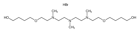 4-[2-({2-[(2-{[2-(4-Hydroxy-butoxy)-ethyl]-methyl-amino}-ethyl)-methyl-amino]-ethyl}-methyl-amino)-ethoxy]-butan-1-ol; hydrobromide CAS:28649-53-8 manufacturer & supplier