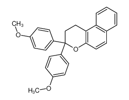 3,3-bis-(4-methoxy-phenyl)-2,3-dihydro-1H-benzo[f]chromene CAS:28656-23-7 manufacturer & supplier