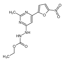 N'-[2-methyl-6-(5-nitro-furan-2-yl)-pyrimidin-4-yl]-hydrazinecarboxylic acid ethyl ester CAS:28661-91-8 manufacturer & supplier