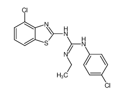 N-(4-chloro-benzothiazol-2-yl)-N'-(4-chloro-phenyl)-N'-ethyl-guanidine CAS:28663-37-8 manufacturer & supplier