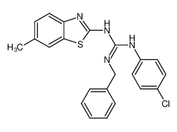 N-benzyl-N'-(4-chloro-phenyl)-N'-(6-methyl-benzothiazol-2-yl)-guanidine CAS:28663-57-2 manufacturer & supplier