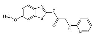 N-pyridin-2-yl-glycine 6-methoxy-benzothiazol-2-ylamide CAS:28663-78-7 manufacturer & supplier