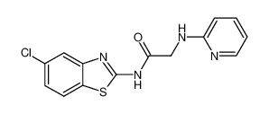 N-pyridin-2-yl-glycine 5-chloro-benzothiazol-2-ylamide CAS:28663-79-8 manufacturer & supplier