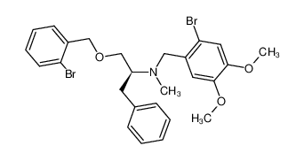 (S)-[1-benzyl-2-(2-bromobenzyloxy)-ethyl]-(2-bromo-4,5-dimethoxy-benzyl)-methyl-amine CAS:286687-94-3 manufacturer & supplier